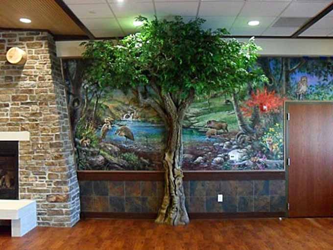 仿真樹掀起了綠色建筑裝飾的熱潮