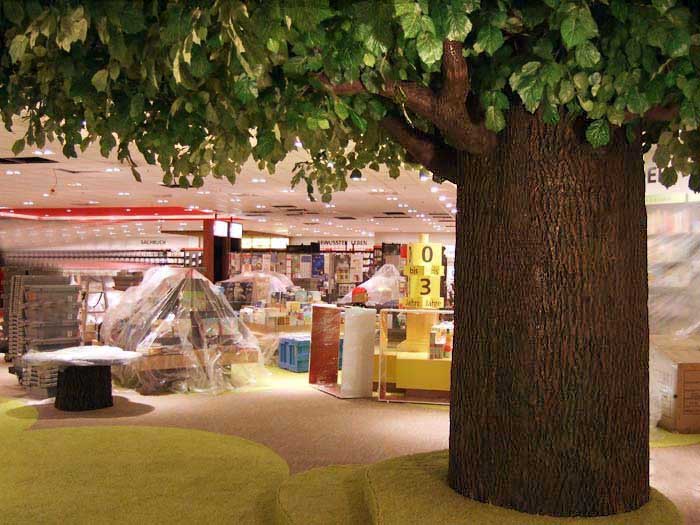 仿真樹包柱子近幾年在室內(nèi)裝飾中很受歡迎