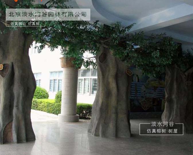 北京淡水河谷仿真樹廠家，打造仿真樹包柱子品牌