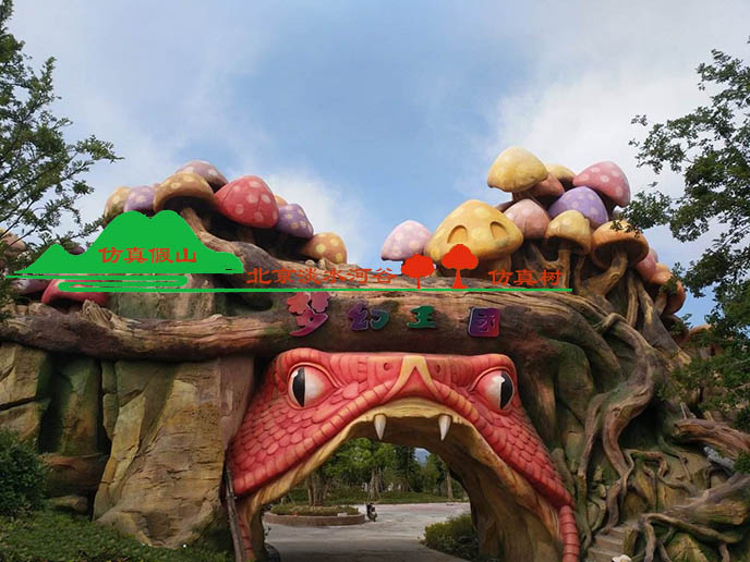 生態(tài)園大門持續(xù)發(fā)力營造美造景裝飾