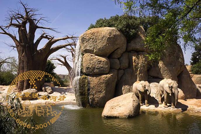 北京淡水河谷水泥假山為行業(yè)內(nèi)打造鑲金綴玉之作