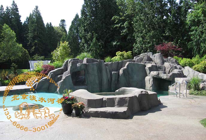 塑石假山已成為園林景觀不可或缺的裝飾品之一