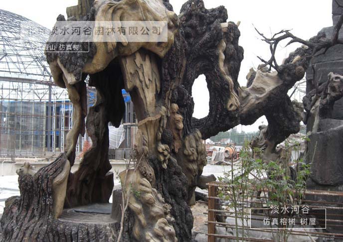 仿真樹制作持續(xù)營(yíng)造美園林景觀裝飾以假亂真