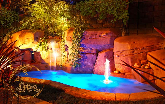 塑石假山制作細節(jié)分享－北京淡水河谷制作于廣西