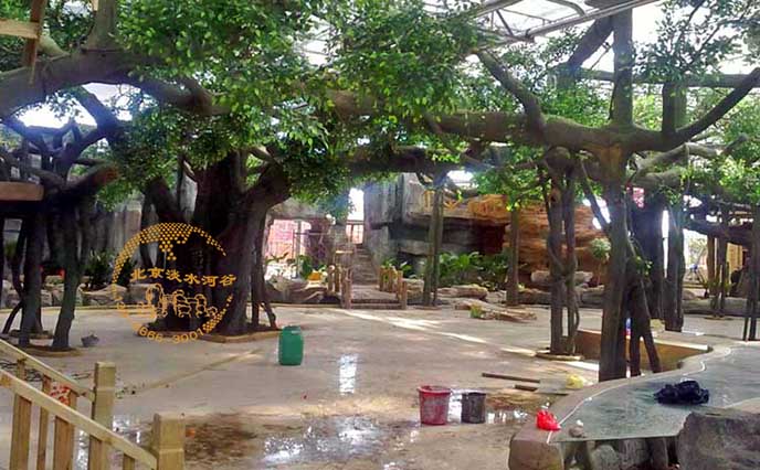 河南鄭州仿真榕樹制作－把真榕樹的感覺帶入生態(tài)農(nóng)莊