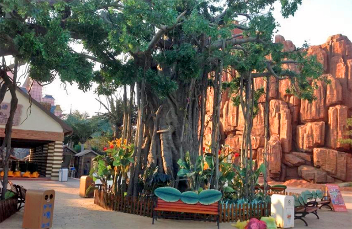 河北唐山仿真榕樹制作出和真榕樹一樣的高端仿真榕樹