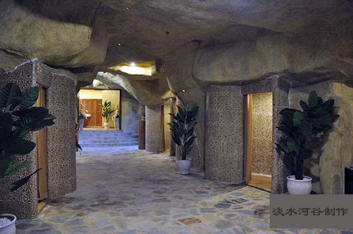 假山溶洞制作的效果太好了，客戶去了就不想離開