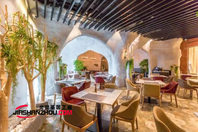 仿古洞穴餐廳也可以是很時(shí)尚的 來(lái)看看效果圖