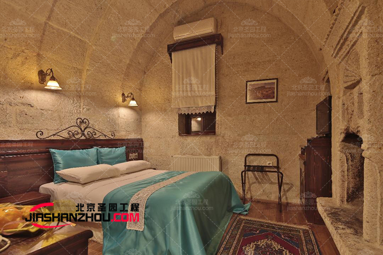 陜北富豪家的仿真巖洞別墅客棧設(shè)計 不愧是土豪選擇的