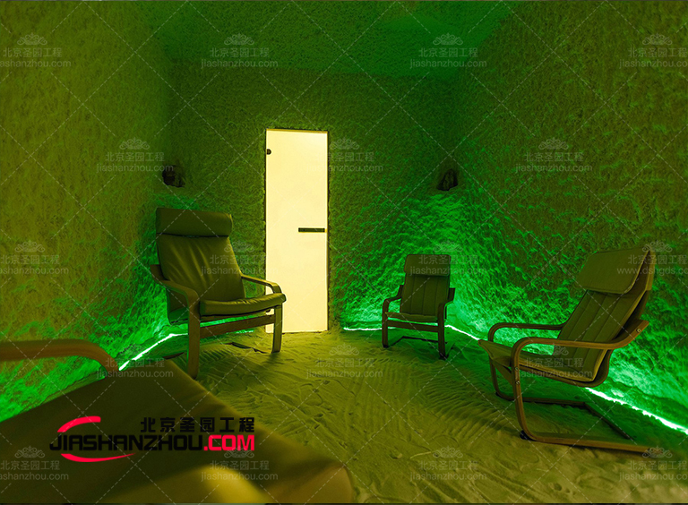 廠家關(guān)于仿真洞穴主題鹽療別墅鹽墻顏色設(shè)計建議