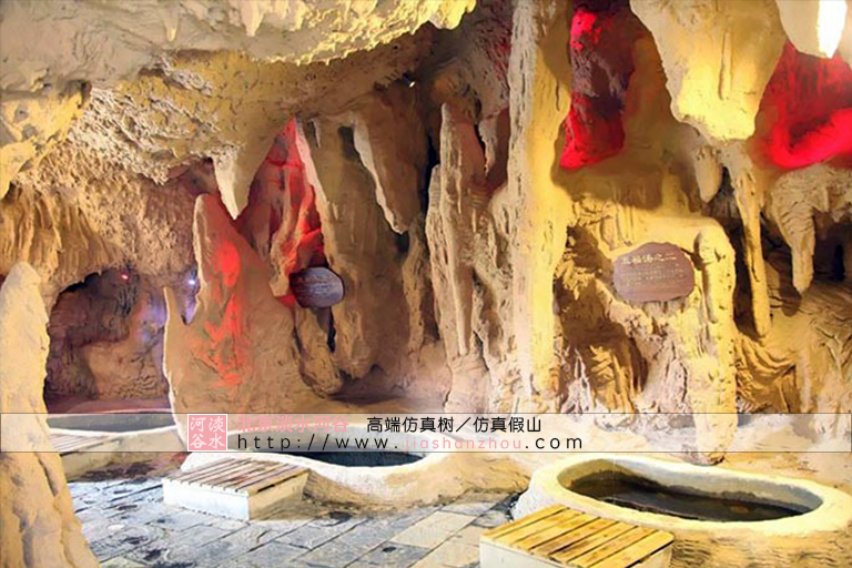 水泥假山在景觀美化中成為城市文明的一部分