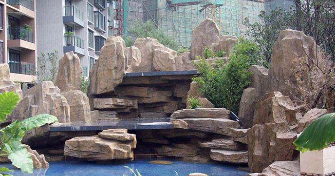 園林景觀中的水泥假山寓意什么您知道嗎？