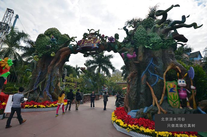 增加客戶游玩體驗(yàn)生態(tài)園大門幾乎不需要打理養(yǎng)護(hù)