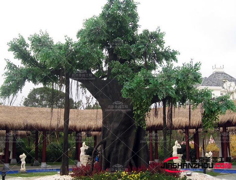 現(xiàn)在的仿真樹是一種人造材料來進行制作的一種仿真樹木