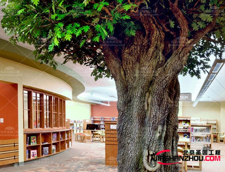 仿真樹為人們的用餐體驗帶來了一份特的藝術(shù)的味道將功能性結(jié)合