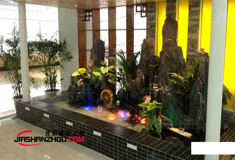 濟(jì)南室內(nèi)仿真假山 室內(nèi)假山景觀制作力學(xué)與藝術(shù)的完美結(jié)合