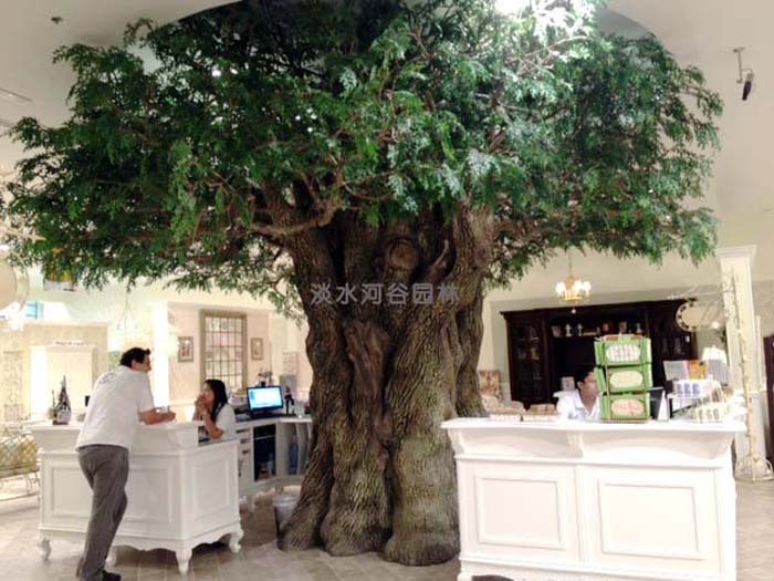 仿真樹(shù)包柱子