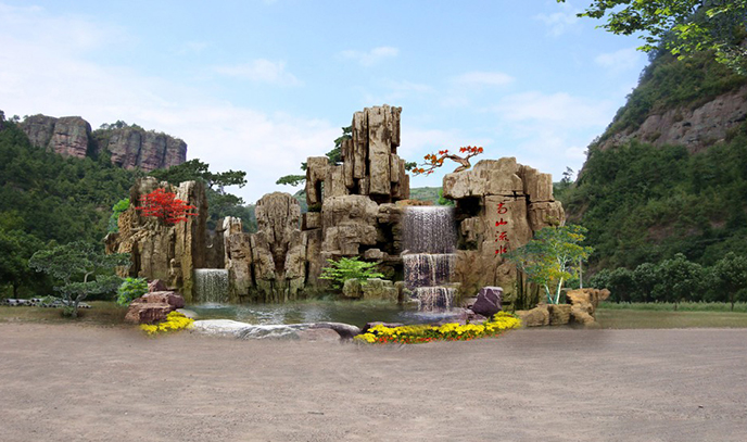 塑石假山施工圖cad.jpg 塑石假山施工圖cad