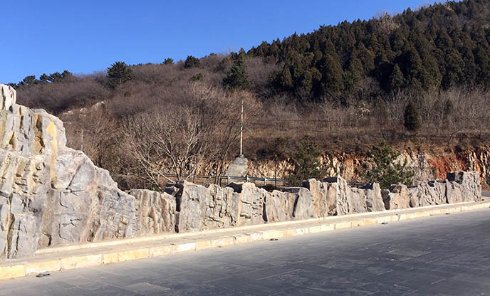 塑石假山裝飾大橋