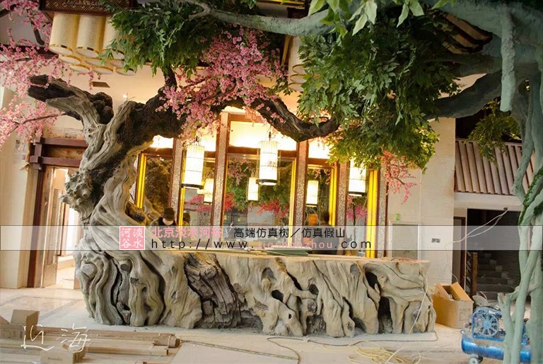 仿真樹吧臺(tái)