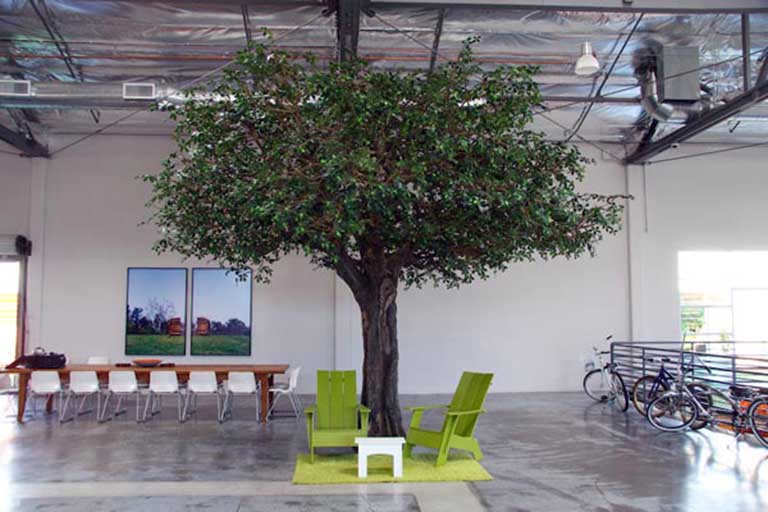 飯店餐廳仿真樹.jpg 飯店餐廳仿真樹