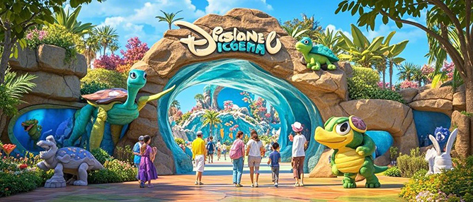 生態(tài)園大門(mén)