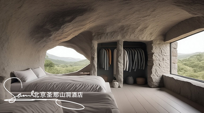 jimeng-2025-06-19-9559-這是一間獨(dú)具特色的洞穴風(fēng)格臥室，設(shè)計巧妙融合自然與現(xiàn)代元素：空間結(jié)構(gòu)房間由天然洞....jpeg
