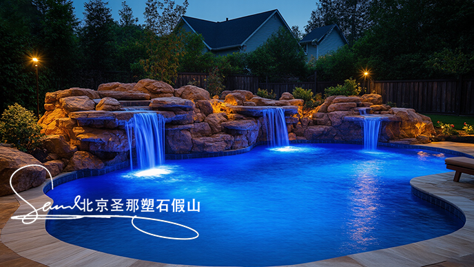 16x9_夜間的戶外景觀泳池_泳池以大量真實(shí)巖石或仿巖石材料打造出高低錯(cuò)落 (2).png
