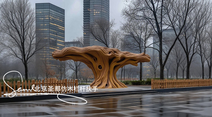 jimeng-2025-06-25-2042-正在施工制作的旅游區(qū)樓梯室外安全圍欄設(shè)計(jì)制作過程，美工正在施工制作，先用鋼筋焊接....jpeg
