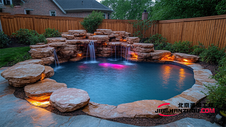 水泥假山.jpg 水泥假山