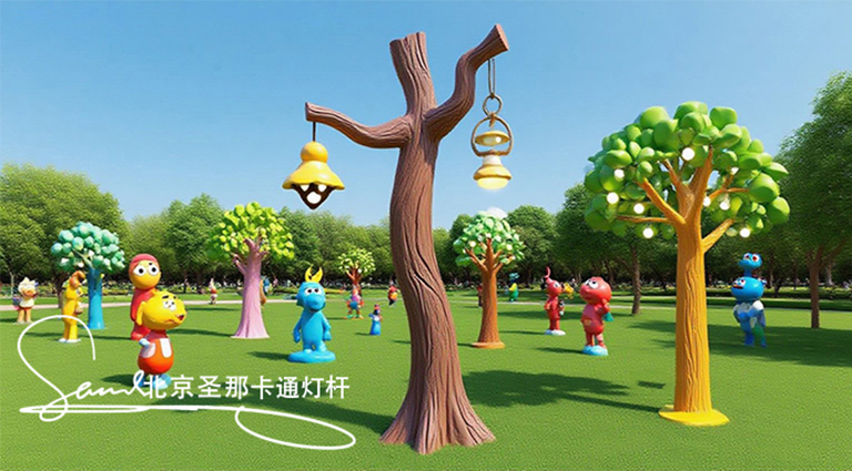 卡通燈桿.jpg 卡通燈桿