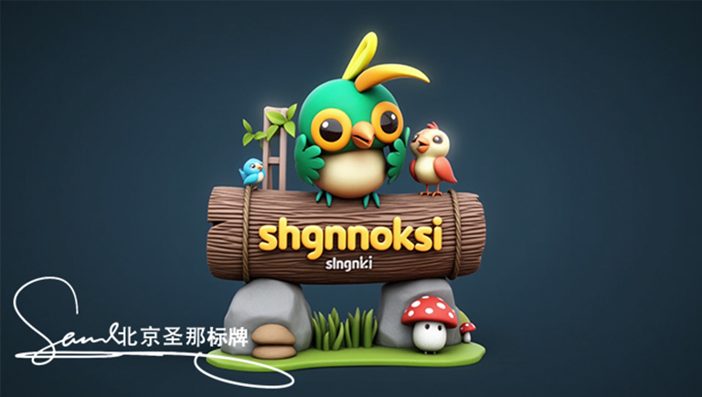 水泥仿木標(biāo)識牌.jpg 水泥仿木標(biāo)識牌