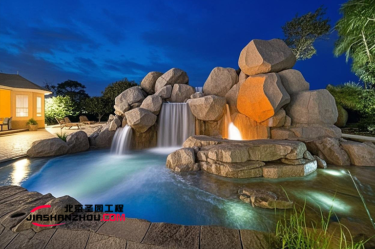 水泥假山.jpg 水泥假山