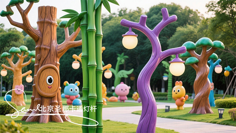 卡通燈桿.jpg 卡通燈桿